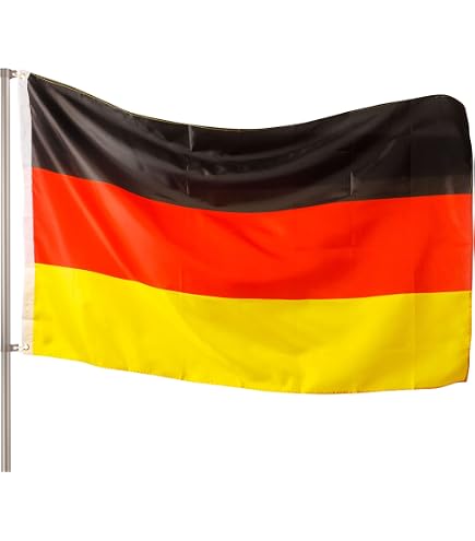Mât De Drapeau Italien Avec Support Mur HARRMS - Acier Inoxydable 2m, Drapeau 150x90 Cm, Antirouille