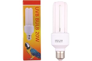 Dernord UVB - Lampadina fluorescente compatta, 20 W
