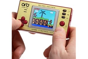 THUMBS UP Mini Retro Games Console, 150 in-Built Games, 8-Bit Retro Gaming Handheld Console, 1.8” Full Colour LCD Screen Pocket Console, Immersive Sound Games Console - ThumbsUp!