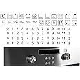 Cooker Symbol Sticker Set for Stovetop Labelling Smudged Cooker Sign ...