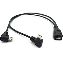 Duttek USB Auf Micro USB Y-Kabel – 80/20 Cm, Für Externe Festplatten, Kameras & MP3-Player