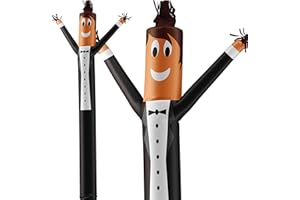 LookOurWay Air Dancers Inflatable Tube Man Attachment - 20 Feet Tall Wacky Waving Inflatable Dancing Tube Guy for Business Promotion - Blower Not Included - Wedding Bridal Tux Themed - Groom