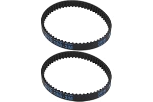 OTOTEC 2x HTD 186-3M-6 62 Zähne Gummi-Zahnriemen, Schwarz, 6 mm Breite, 186 mm Umfang, für Elektrowerkzeuge, Bosch-Geräte, Synchronriemen, Antriebsriemen, Riemen, Mechanischer Riemen