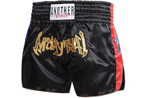 Yuanpgky Pantalones cortos de boxeo Muay Thai para hombres y mujeres, transpirables, para artes marciales mixtas, cintura elástica, adecuados para adultos, ideales para entrenamiento y competición