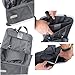 SHiZAK Car Back Seat Pocket Auto Seatback Storage Bag Hanging Pouch Travel Holder with Screen Tablet Pad Pocket(Black)