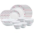 Borosil Opalware Dinner Set (White) -25 Pieces
