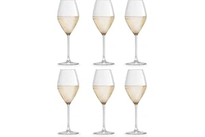Libbey Copa de Vino Iduna 34 cl / 340 ml - Set de 6 Unidades - Diseño Elegante - Apta Para el Lavavajillas