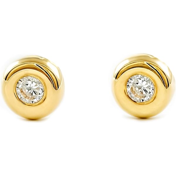 NKlaus Ohrstecker Aus 925er Silber Rhodiniert – 5,5 Mm Zirkonia Für Damen, Herren & Kinder
