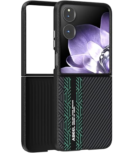 MEMELOKA Cover Pieghevole Per Xiaomi Mix Flip – Custodia Rigida PC Ultra Sottile Trasparente - 4