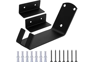 BJBJJIU 1 PcsBike Wall Mounts, Bicycle Wall Mounts, Bike Storage Rack, Bike Hangers for Garage Walls Shed Home, for E-Bikes MTB Road Bikes with 2 Support Brackets & 2 Wall Protection Pads & Screws Set