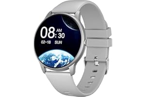 GRV Smart Watch for Women Men,Fitness Watch 1.28" Touch Screen with Heart Rate Monitor,Sleep Monitor,13 Sports Modes Pedometer Activity Trackers Personalized Watch Face Smartwatch for Android iOS