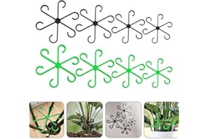 UYVPAER 8 pièces supports de tige – Support pour plantes grimpantes, plantes d'intérieur grimpantes, support de plante à feuilles de Monstera, clips de fixation pour jardin pour vigne Alocasia