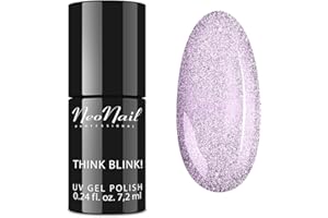 NÉONAIL NEONAIL Vernis Semi Permanent Pailleté 7,2 ml Vernis Gel UV Semi Permanent Violet Sparkling Flower Vernis à Ongles Gel Polish Gel UV Couleur Nail Art