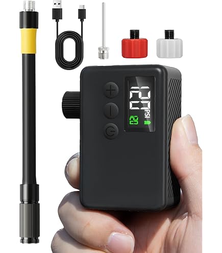 Trek Air Rush Electric Pump, Mini Electric Bike Pump, 150 PSI High