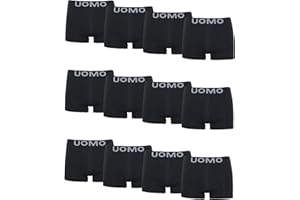 Channo Calzoncillos de Hombre, Boxer Lycra, sin Costuras Liso y con Color Uniforme