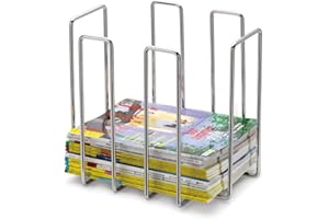 blomus Magazine Collector, Stainless Steel, Silver, 26.9 x 31 x 34 cm