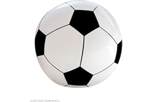 W WIDMANN MILANO Party Fashion, Pallone da Calcio Gonfiabile 25 cm, Facile da Gonfiare, Versatile per Feste e Costumi, Semplice Manutenzione, Ideale per Bambini e Adulti