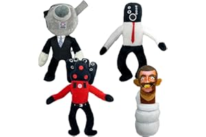 Dlishka Peluches Skibidi,Inspirada En Juegos De Terror | Peluches Skibidi Toilet Y Speaker Man Divertidos | ¡Regalo Ideal para Fans De Videojuegos,NiñOs Y Coleccionistas! (4)