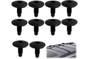 DOZYLIVE 10PCS Car Roof Blanking Hex Bolts WHT006148 for VW Transporter T5 T6, Audi A4 S4 A5 S5 Q5 Vauxhall Vivaro Renault Trafic M6x15mm Metal Screws for External Roof Panel Splash Panel Shield Retainer