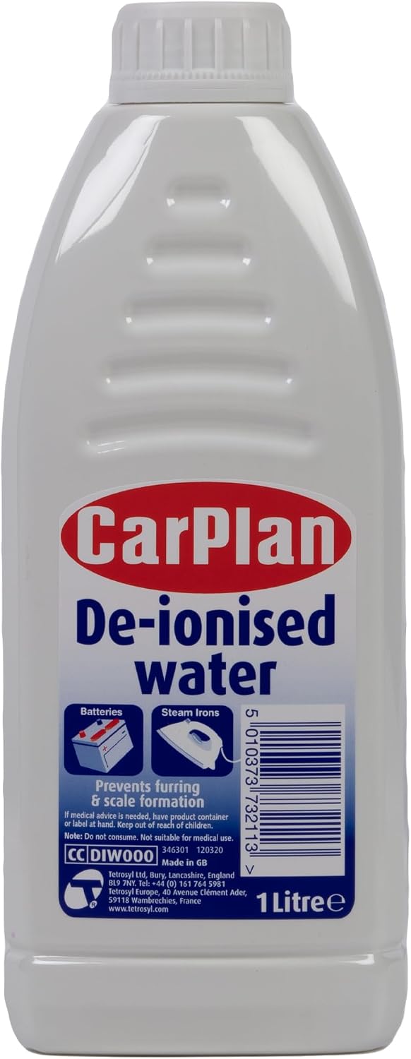 Prise en Main & Utilisation au Quotidien : CarPlan DIW000 De-Ionised Water 1l