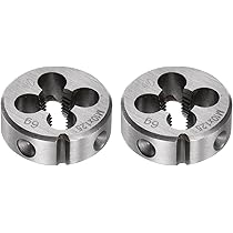 Filiera Metrica M10 X 1.25 - Per Filettatura Manuale In Acciaio, Diametro 30 Mm - Foto 10