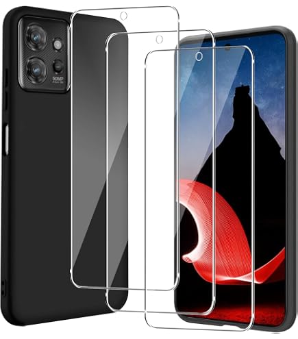 Cover per Motorola Moto Thinkphone con 3 Pezzi Pellicola