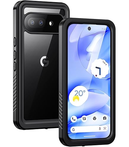 Feishell Google Pixel 9A Case Built-in Screen Protector Clear Rugged 360 Full Body Protective Shockproof Hard Back Hybrid Soft TPU Dual Layer Heavy Duty Bumper Anti-Scratch Cover Case, Purple - View #9