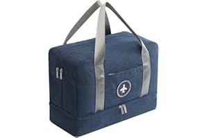 JULY'S SONG Húmedo y Seco de Separación Estanco Paquete Lavado Viaje Bolsa Neceser Maquillaje Bolsa Almacenamiento de Viaje Bolsa Impermeable Multifuncional Bolsa para Hombre y Mujer