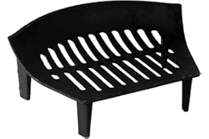 Fire Vida Cast Iron Fire Grate, Small, Black