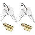 SG Store 2PCS Trailer Hitch Coupling Lock with 4PCS Keys Compatible with Erde Compatible with Daxara Compatible with Maypole Trailers