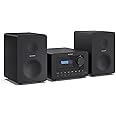 SHARP XL-B514(BK) Tokyo Modern Hi-Fi Micro System with FM Tuner (w/RDS) and Bluetooth wireless music streaming - Black