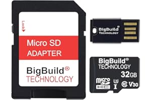 BigBuild Technology 32 GB Ultra Fast 100 MB/s karta pamięci do Samsung Galaxy J5, J5 SM-J530, J5 SM-J530F, J5 Pro Mobile, klasa 10 U3 MicroSDHC