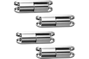 0XBIT 4 Stück Türscharnier, Scharniere Schwerlast Abnehmbar, Türscharniere für Holztüren Leise, Türscharniere Drehbar Stabil, für Schranktüren, Zimmertüren, Möbeltüren