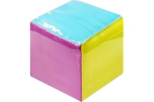 LILY BROWN Dés avec poche transparente - Dés d'apprentissage pour enseignants - Dés de poche - Dés de poche pour le jeu en classe - Cubes en mousse souple pour apprendre les enfants