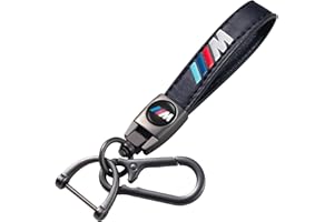 ZWYIDALI Auto portachiavi, Pelle portachiavi per uomo e donna, regali di famiglia, auto accessori, Nero