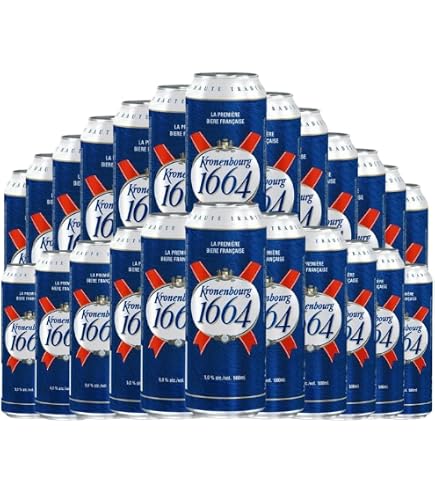 k＆c KRONENBOURG Lager 24x 500ml Cans : Amazon.co.uk: Grocery