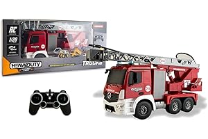 Outletdel ocio Heavy Duty. Camion Bomberos radiocontrol. 6 Funciones. Dispara Agua. con Luces