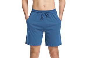 Aseniza Pantaloncini da Uomo Corti,Pantaloncini Uomo in Cotone，Pantaloni Casual da Uomo Estivi con Coulisse e Tasche,Bermuda Pantaloncini，Pantaloni Uomo Sportivi