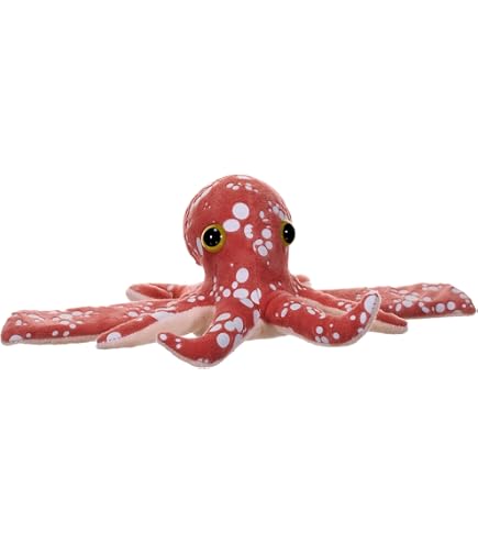 Wild Republic Kraken Plüschtier 'Mysteries Of Atlantis' – 8 Zoll (ca. 20 Cm), Aus Recyceltem Material, Waschbar, Für Babys & Kinder