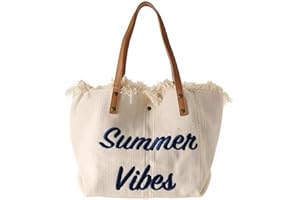 GDVONE Borsa da Spiaggia Borsa di Tela di Grande Capacità Borsa a Mano Borsa da Donna Nuova Borsa a Tracolla 40 * 12 * 32cm