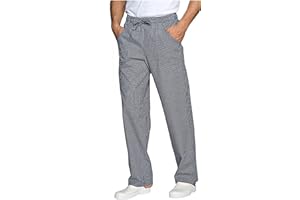 Peter's abiti da lavoro Pantaloni Cuoco Chef Pizzaiolo Pasticciere per Divisa Infermiere Unisex