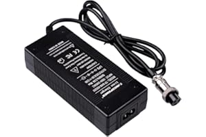 TANGSPOWER Chargeur pour recharger Le vélo électrique 42V 2A pour Scooter Kugoo M2 e-Bike 36V 10Series Chargeur de Batterie Li-ION avec connecteur 3P GX16