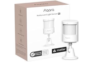 Aqara Thread Sensor de Movimiento y Luz P2, Matter Over Thread, Requiere Enrutador de Borde Thread, Admite Apple Home, Google Home, Alexa y SmartThings