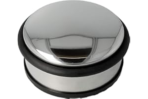 Westcott E-19001 00 Door Stop Round Stainless Steel 10 x 4 cm 1200 g Argenté