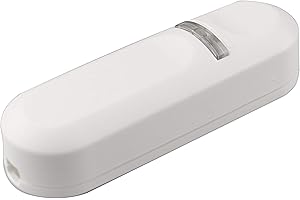 Arditi - Regulador de intensidad universal con botón blanco, 4-150 W, con LED de señalización de presencia de red, para lámparas incandescentes, CFL y LED regulables