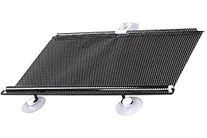 Ardorman Windshield Sun Shade - Retractable Windshield Sun Shade, Roller Blind Protect Kids Passengers UV Rays Heat