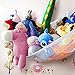 Zebrum Toy Hammock, Extra Large Corner Storage Net for Stuffed Animals, Large Toy Holder with 3 Hooks (213 x 150 x 150 cm)