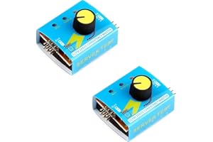 Youmile 2 pz Servo Tester RC 3CH Digital Multi ECS Servo Tester Consistenza RC CCMP Master Controller di Velocità Checker Regolazione Sterzo Tester per RC Elicottero Auto Barca