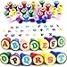 Produktbild German Trendseller® - 26 x ABC Buchstaben Stempel für Kinder  NEU  Mitgebsel  Kindergeburtstag  Selbstfärbend  26 Stück