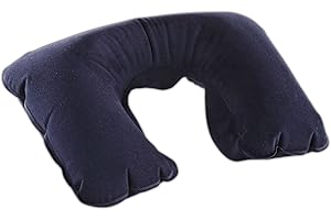 Black Crevice BCR3631 nadmuchiwana poduszka pod kark, rogal pod kark, niebieski